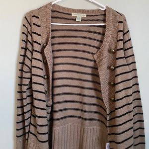 Striped Cardigan